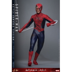 Spider-Man (Battle Damaged) par Hot Toys - figurine 1/6 de 30 cm - MMS859