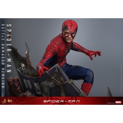 Spider-Man (Battle Damaged) par Hot Toys - figurine 1/6 de 30 cm - MMS859