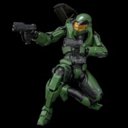 Chief Mjolnir Mark V di 1000toys Ricolorazione - Halo in scala 1/12 action figure