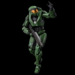 Chief Mjolnir Mark V di 1000toys Ricolorazione - Halo in scala 1/12 action figure