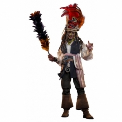 Jack Sparrow (Pelegostos Chief) par Hot Toys - figurine 1/6 Pirates Des Caraibes : Le Secret Du Coffre Maudit de 30 cm - DX48