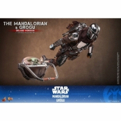 The Mandalorian e Grogu deluxe di Hot Toys - MMS872 - Star Wars: The Mandalorian e Grogu action figures in scala 1/6