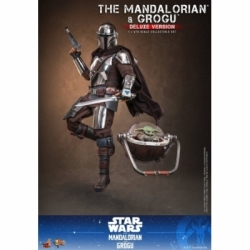 The Mandalorian and Grogu van Hot Toys deluxe version - MMS872 - Star Wars 1/6 schaal actiefiguren