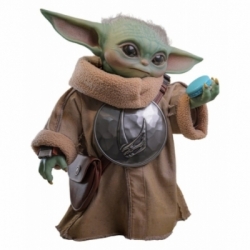 Grogu van Hot Toys - LMS016 - Star Wars : The Mandalorian and Grogu 1/1 schaal actiefiguur