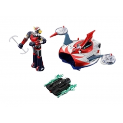 Grendizer and Spazer (Deluxe) Popy Chogokin van Bandai Tamashii Nations - Grendizer 14 cm actiefiguur