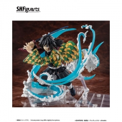 Tanjiro Kamado and Giyu Tomioka Water Breathing Effect Parts SH Figuarts by Tamashii Nations - Demon Slayer