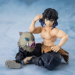 Inosuke Hashibira SH Figuarts von Bandai Tamashii Nations - Demon Slayer: Kimetsu no Yaiba 14 cm Actionfigur