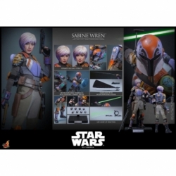 Sabine Wren di Hot Toys - TMS171 - action figure Star Wars Rebels in scala 1/6