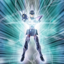 Dubhe Siegfried (Alpha God Warrior) Myth Cloth EX Metal 40th anniversary version - action figure Saint Seiya alta 18 cm