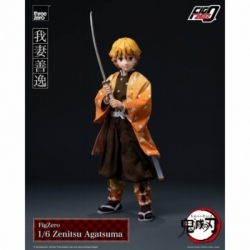 Zenitsu Agatsuma FigZero de ThreeZero - figura de acción Demon Slayer : Kimetsu No Yaiba a escala 1/6