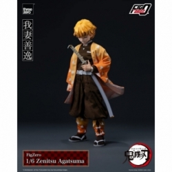 Zenitsu Agatsuma FigZero di ThreeZero - action figure Demon Slayer : Kimetsu No Yaiba in scala 1/6