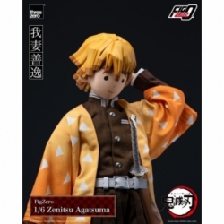 Zenitsu Agatsuma FigZero par ThreeZero - figurine 1/6 Demon Slayer : Kimetsu No Yaiba de 28 cm