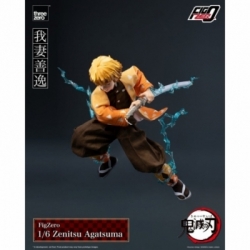 Zenitsu Agatsuma FigZero par ThreeZero - figurine 1/6 Demon Slayer : Kimetsu No Yaiba de 28 cm