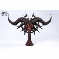 Mephisto Art Mask par Pure Arts - masque 1/2 Diablo IV de 43 cm
