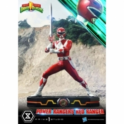 Red Ranger Premium Masterline par Prime 1 Studio - statue 1/4 Mighty Morphin Power Rangers de 62 cm
