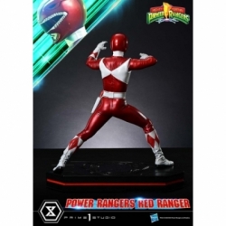 Red Ranger Premium Masterline par Prime 1 Studio - statue 1/4 Mighty Morphin Power Rangers de 62 cm