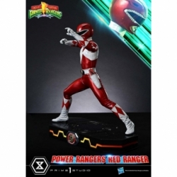 Red Ranger Premium Masterline par Prime 1 Studio - statue 1/4 Mighty Morphin Power Rangers de 62 cm