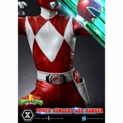 Red Ranger Premium Masterline par Prime 1 Studio - statue 1/4 Mighty Morphin Power Rangers de 62 cm