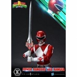 Red Ranger Premium Masterline par Prime 1 Studio - statue 1/4 Mighty Morphin Power Rangers de 62 cm
