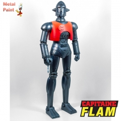 Crag Metallic Paint par HL Pro - figurine Capitaine Flam de 25 cm
