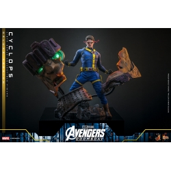 Cyclops de Hot Toys Deluxe version - MMS909 - figura de acción Avengers: Doomsday a escala 1/6