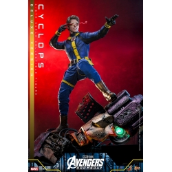 Cyclops de Hot Toys Deluxe version - MMS909 - figura de acción Avengers: Doomsday a escala 1/6