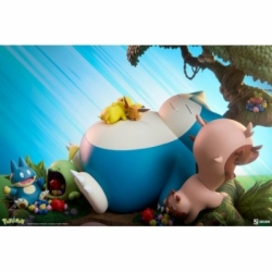 Snorlax de Sideshow Collectibles - estatua Pokemon de 33 cm