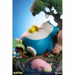 Snorlax von Sideshow Collectibles - Pokemon 33 cm Statue