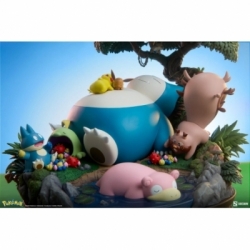 Snorlax di Sideshow Collectibles - statua Pokemon alta 33 cm