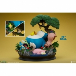 Snorlax di Sideshow Collectibles - statua Pokemon alta 33 cm