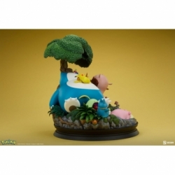 Snorlax par Sideshow Collectibles - statue Pokemon de 33 cm