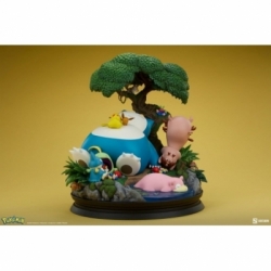 Snorlax van Sideshow Collectibles - Pokemon 33 cm standbeeld
