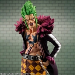 Bartolomeo The Cannibal Portrait of Pirates P.O.P. di Megahouse Repeat version - figura One Piece alta 24 cm
