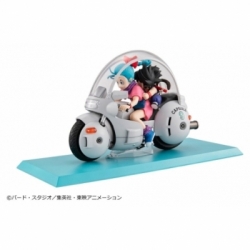 Son Goku and Bulma Desktop Real McCoy di Megahouse Repeat version - figura Dragon Ball alta 14 cm