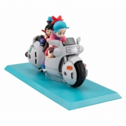Son Goku and Bulma Desktop Real McCoy Repeat par Megahouse - figurine Dragon Ball de 14 cm