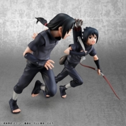 Itachi Uchiha and Sasuke GEM di Megahouse Repeat version - figure Naruto Shippuden alta 15 cm