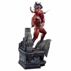 Daredevil and Elektra di Iron Studios - diorama Marvel Comics in scala 1/6