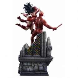 Daredevil and Elektra di Iron Studios - diorama Marvel Comics in scala 1/6