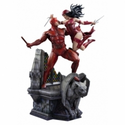 Daredevil and Elektra von Iron Studios - Marvel Comics 1/6 Maßstab Diorama
