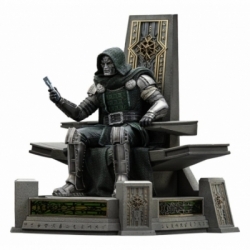 Doctor Doom (on throne) Art Scale di Iron Studios - figura Avengers: Doomsday in scala 1/10