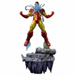 Iron Man BDS Art Scale di Iron Studios Deluxe version - figura Inifnity Gauntlet in scala 1/10