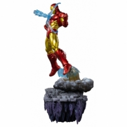 Iron Man BDS Art Scale di Iron Studios Deluxe version - figura Inifnity Gauntlet in scala 1/10