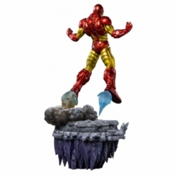 Iron Man BDS Art Scale di Iron Studios Deluxe version - figura Inifnity Gauntlet in scala 1/10