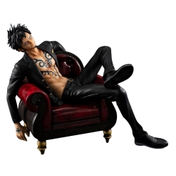 Trafalgar Law Portrait of Pirates P.O.P. S.O.C. di Megahouse Ver.R version - figura One Piece alta 28 cm