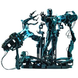 Neon Tech Iron Man MMS672D50 Movie Masterpiece Hot Toys (figurine Iron Man)