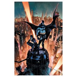 Batman and Catwoman Sideshow Fine Art Print (affiche Joker War)