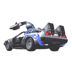 Delorean Time Machine Blitzway - réplique 1/6 voiture Retour Vers Le Futur 2