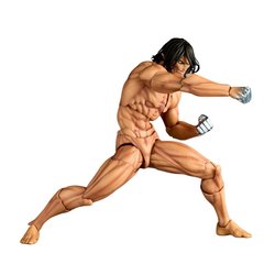 Eren (Titan) Revoltech Amazing Yamaguchi von Kaiyodo - Attack On Titan 17 cm Figur