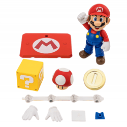 Mario SH Figuarts by Bandai Tamashii Nations Reissue version - Super Mario 10 cm action figure