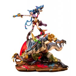 Jinx and Warwick by Pure Arts - 2XKO - League Of Legends 1/10 scale diorama